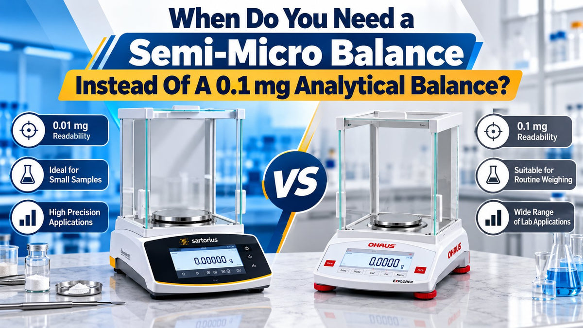 When Do You Need a Semi-Micro Balance Instead Of A 0.1 mg Analytical Balance?