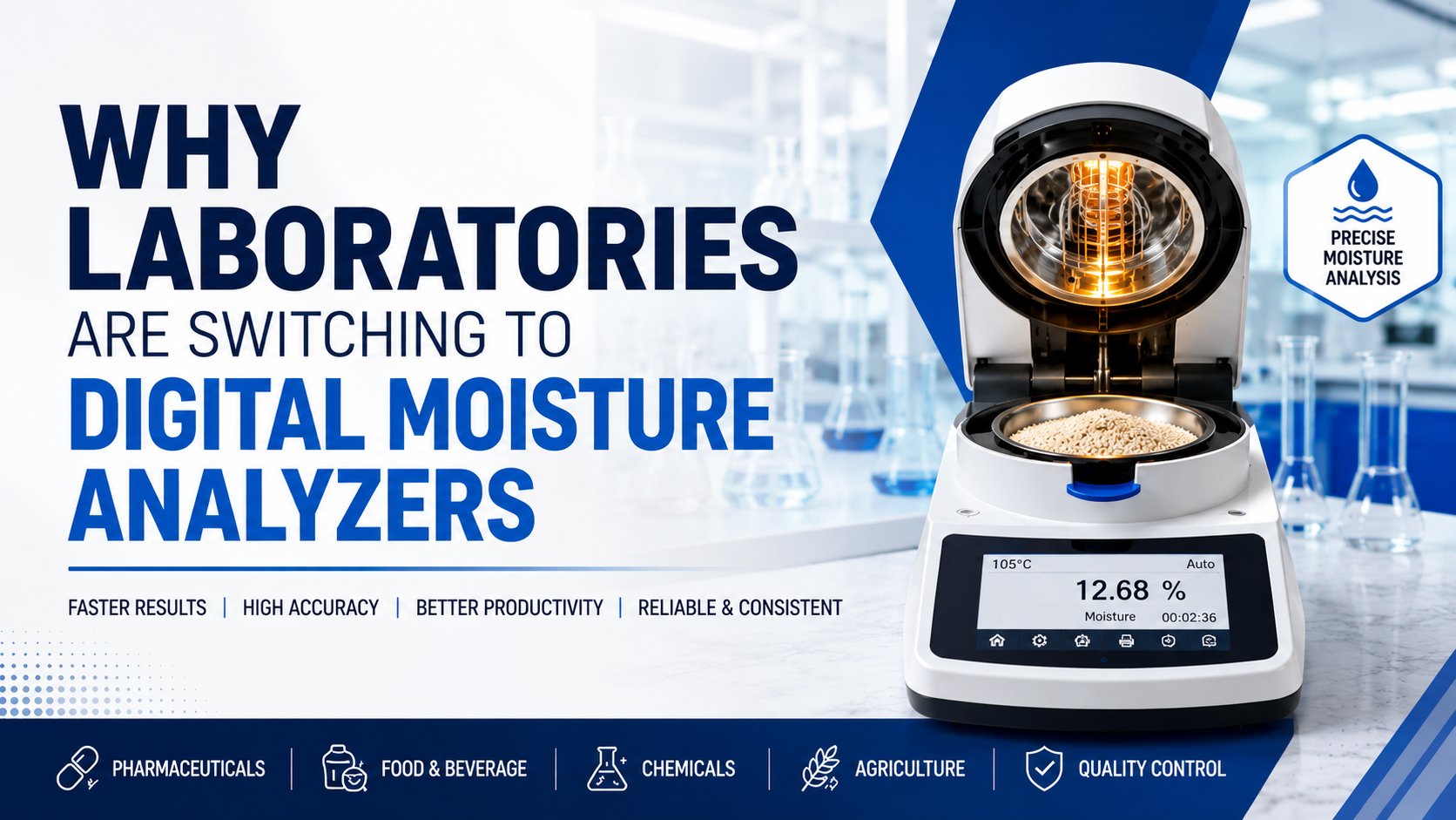 Why Laboratories Are Switching to Digital Moisture Analyzers