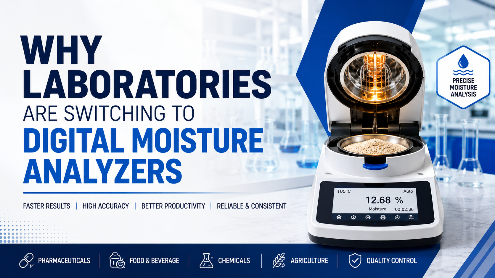 Why Laboratories Are Switching to Digital Moisture Analyzers