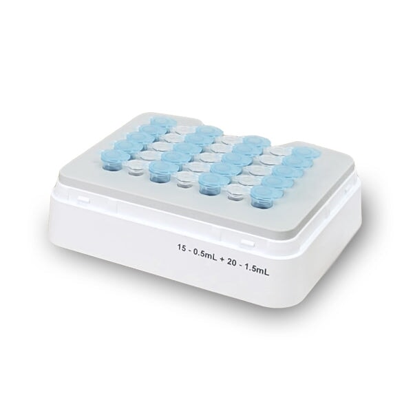 Benchmark Scientific H5100-CMB Combination block, 15x0.5ml and 20x1.5ml, for MultiTherm Touch