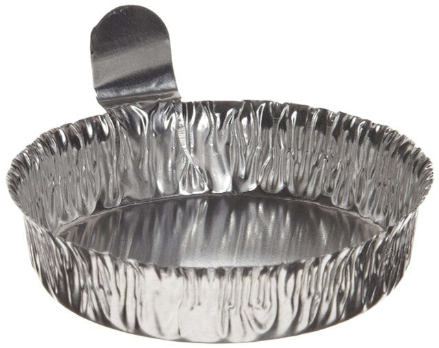 Heathrow Scientific HEA14521BFR Aluminum Weighing Dishes, 34 mL, PK100, Certified Oil Free, 100/pk