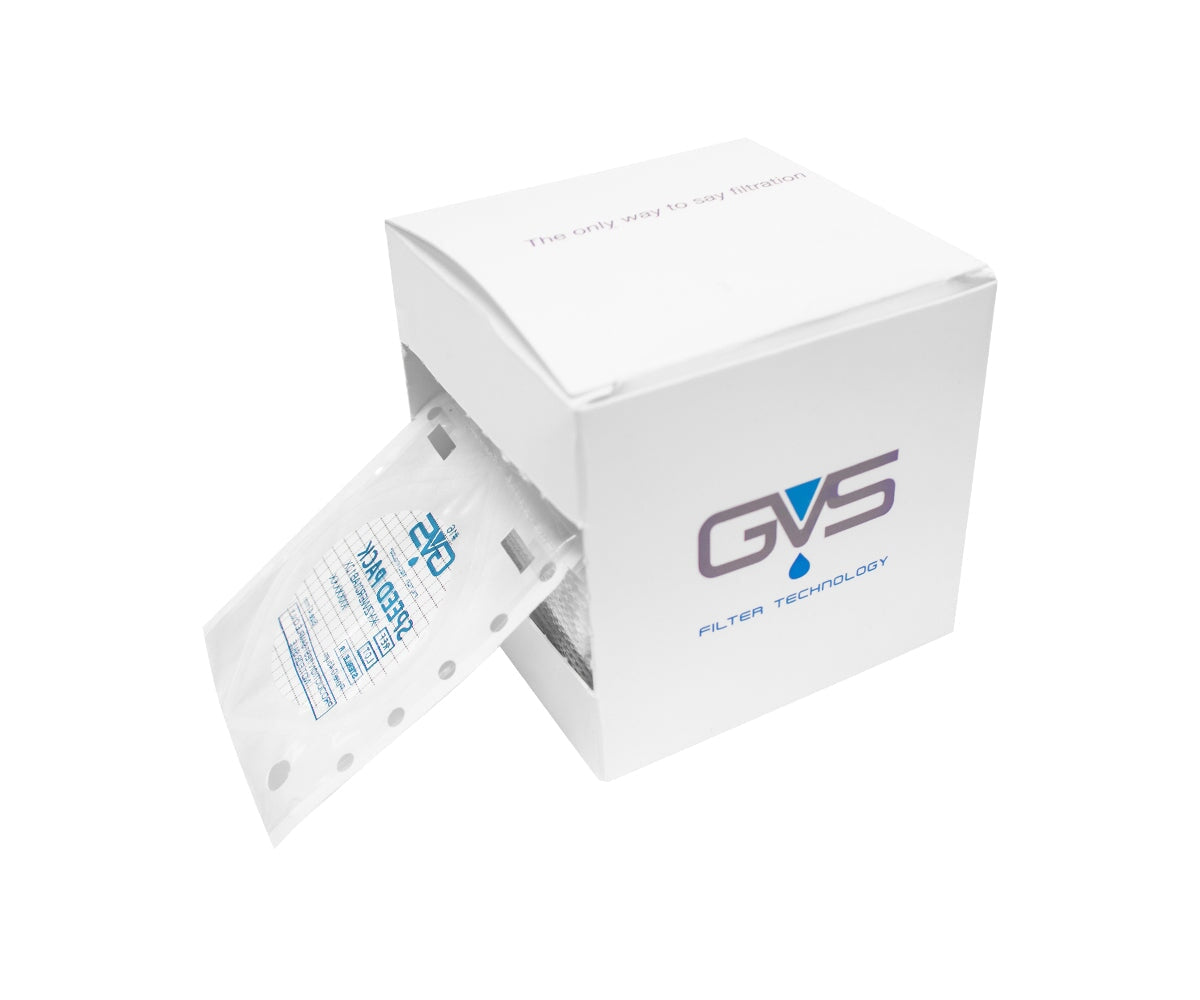 GVS SPNCB08WG47S Disc Speed Pack MCE 0.8µm, Black, Gridded, STERILE, 47mm, 150pk