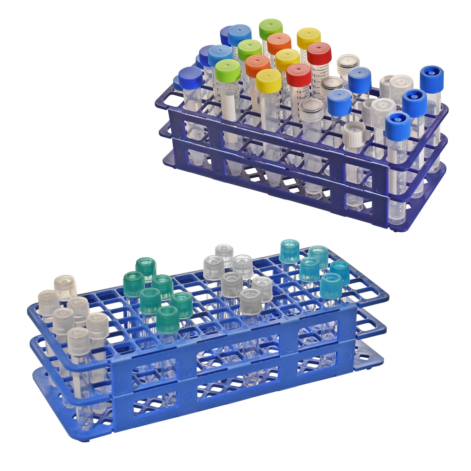 MTC Bio R1117 Test Tube Rack, 60-Place (5 rows of 12), fits 15-17mm Di
