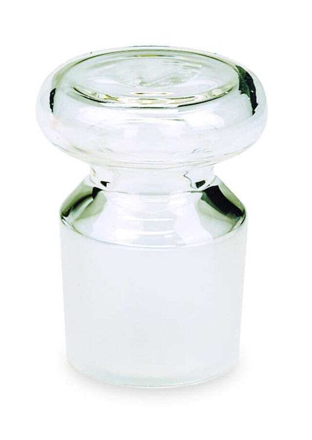 Heathrow Scientific 03087 Ground Glass Flask Stoppers, Clear, No. 27, 6/pk