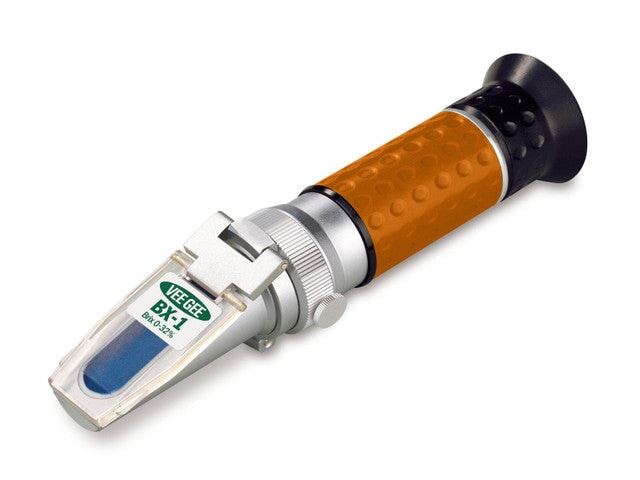 Heathrow Scientific 43003 Handheld Refractometer, BX-2, 28 to 62% Brix, 1/pk