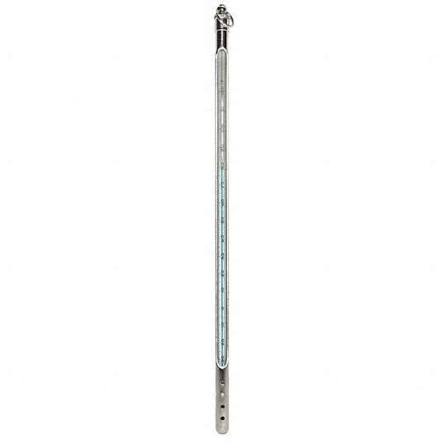 Heathrow Scientific 80707-A Thermometer, Blue Liquid, -20 to 110°C, Total Immersion w/Armor, 12", 1/pk