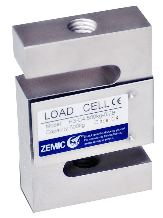 Zemic H3 Nickel Plated Alloy Steel S-type Load Cell, OIML approved, 15Klb-20Klb