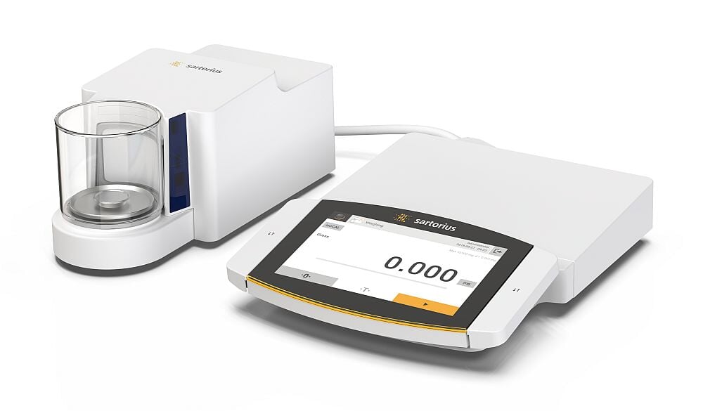 Sartorius MCA10.6S-M-MTS Cubis II Micro Complete Balance, with QP99 software package, 10.1 g x 1 µg