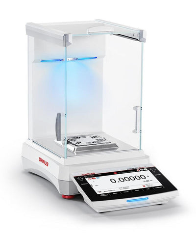Ohaus EXP225D/AD Explorer Plus EXP125/AD Semi Microbalance, 82 g/ 220 g x 0.01 mg/ 0.1 mg