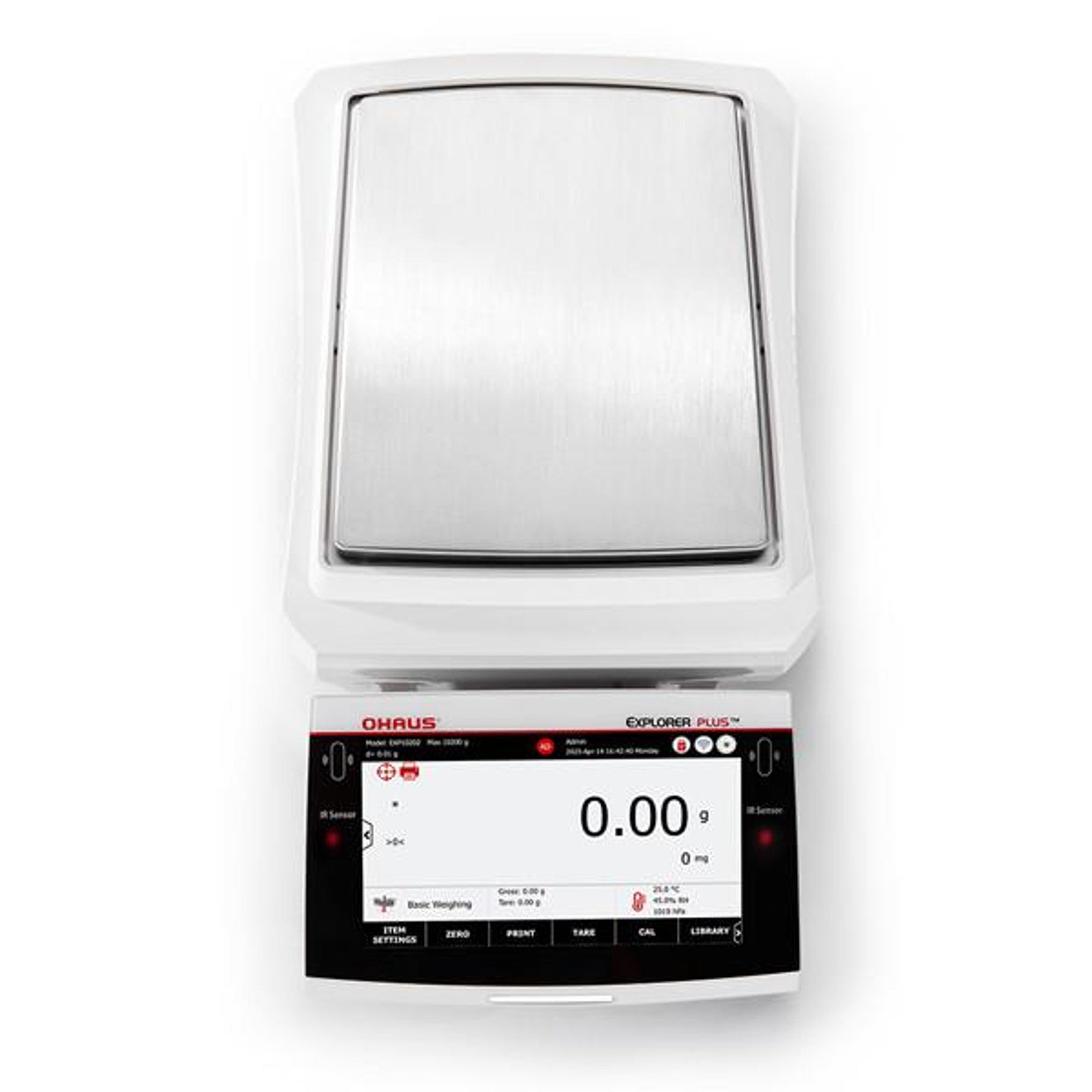Ohaus EXP6202 Explorer Plus Precision Balance, 6200 g x 0.01 g