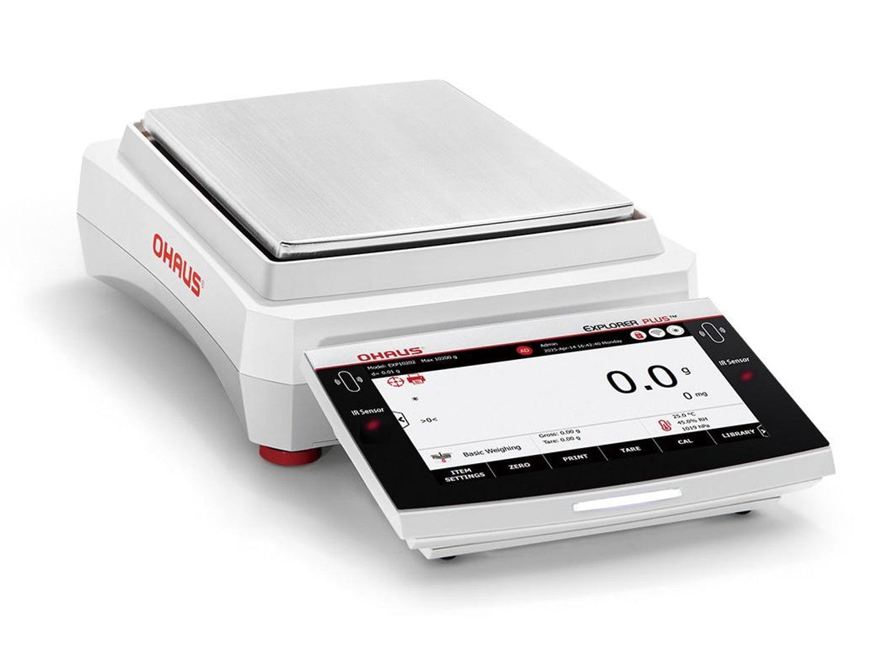 Ohaus EXP8202 Explorer Plus Precision Balance, 8200 g x 0.01 g