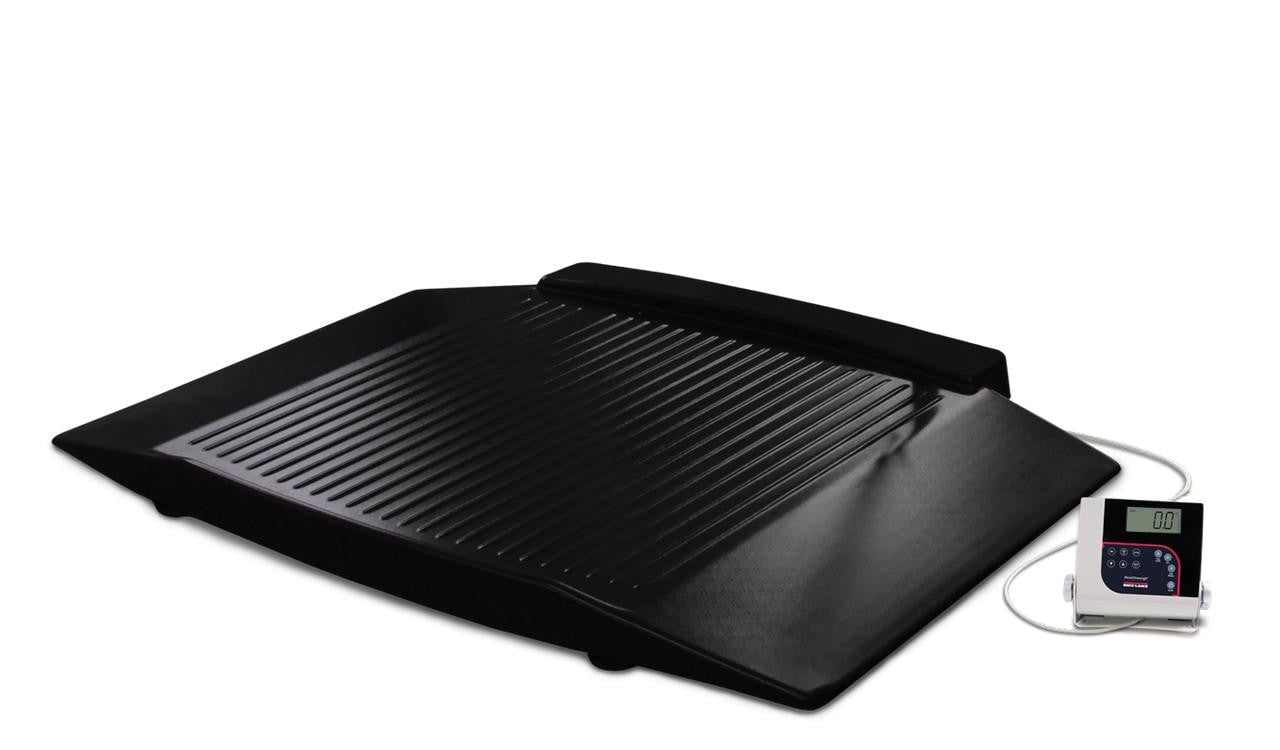 Ricelake 350-10-8BLE Healthweigh Dual-Ramp Wheelchair Scale Platform, Bluetooth, 1000 lb x 0.2 lb