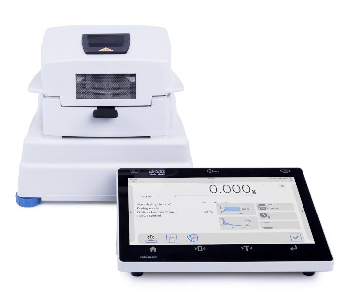 Radwag MA 110.5Y.IC ELLIPSIS 5Y SERIES Moisture Analyzer, ø90, h= 8mm, 110 g x 1 mg/ 0.001%