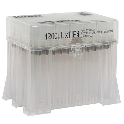Biotix 63300004 LTS Compatible Pipette Tips 100-1200µL Racked, Filtered, Sterilized, 8 racks of 96/pack (Rainin Alternative)