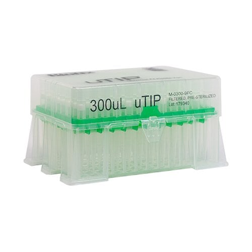 Biotix 63300045 Universal Pipette Tips 20-300 μL Racked, Filtered, Sterilized, 10 racks of 96/pack (Rainin Alternative)