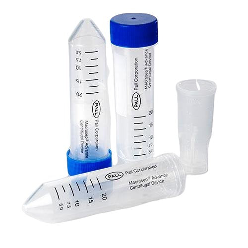 Pall Macrosep Centrifugal Filters (5 to 20 mL sample volume)