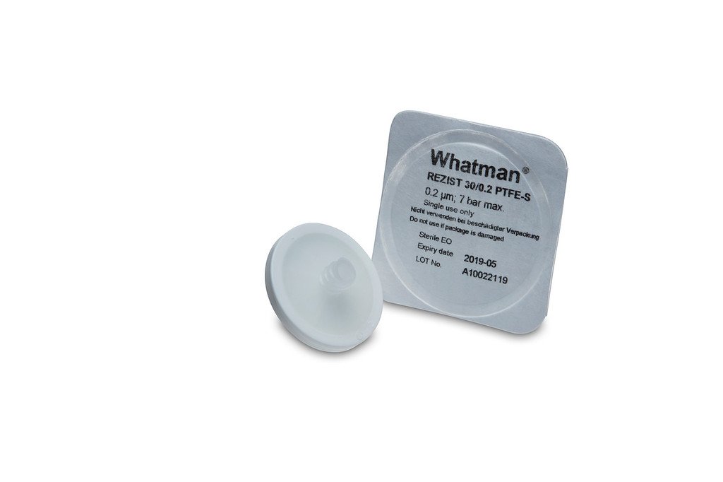 Whatman 10463609 ReZist, 50mm Dia, 0.2 micrometer Pore Size, PTFE, 50/pk (PN:10463609)