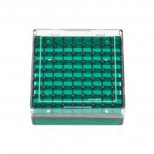 Celltreat 229943 81 Place Storage Box for CF Cryogenic Vial, Polycarbonate, Non-sterile, 5/Case