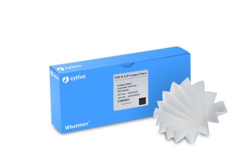 Whatman 10331451 Filter Circles, 240mm Dia, Folded Prepleated Grade 520 a