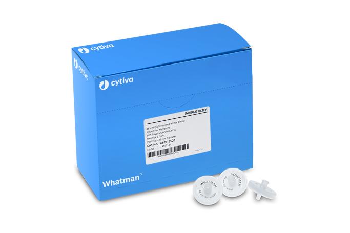 Whatman 6880-2504 GD/X 25mm, Non-Sterile, 0.45 micrometer Pore Size, Cellulose Acetate (CA), 150/pk (PN:6880-2504)
