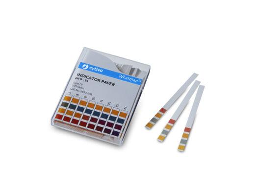 Whatman 2614-991 pH Indicator Strips, 6mm x 80mm, pH Range 4.5-10.0, Color Bonded, 100/pk