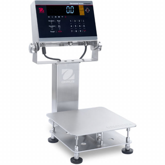 Ohaus 30575564 i-D61XWE12K1R6 Washdown Bench Scale for Industrial, 12500 g × 1 g