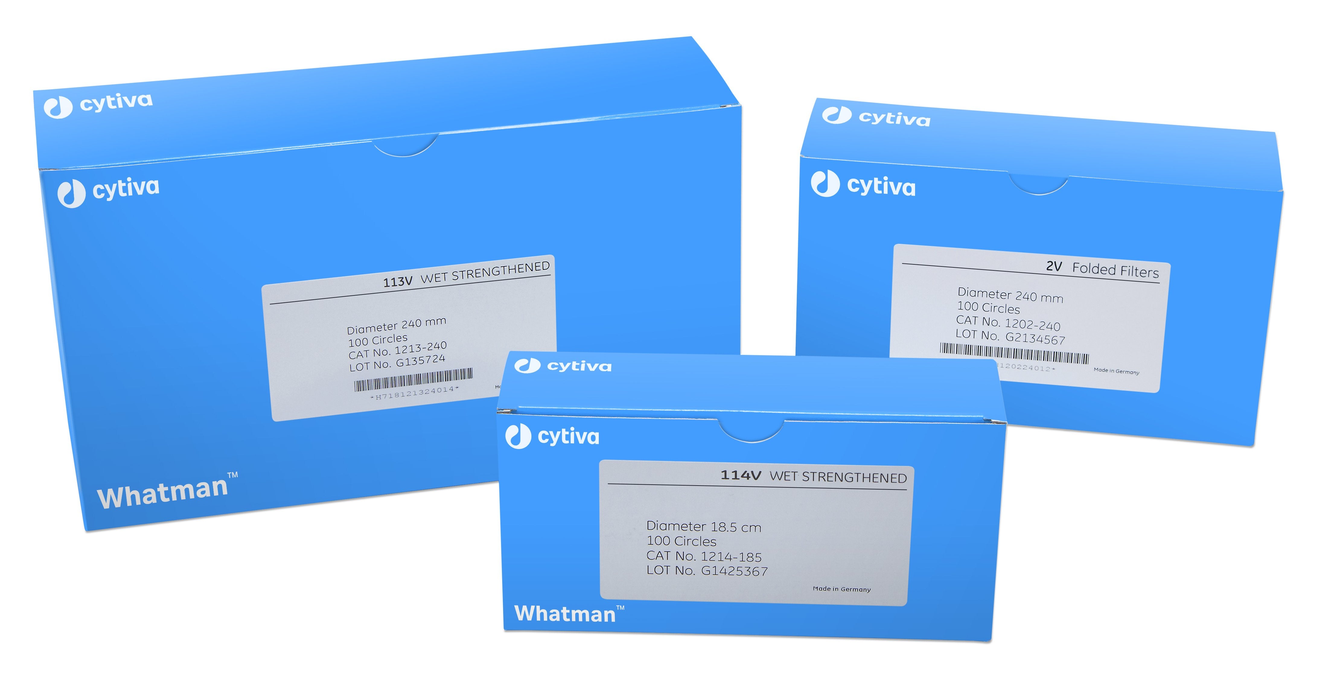 Whatman 1213-270 Filter Circles, 270mm Dia, Folded Prepleated Grade 113V, 100/pk (PN:1213-270)