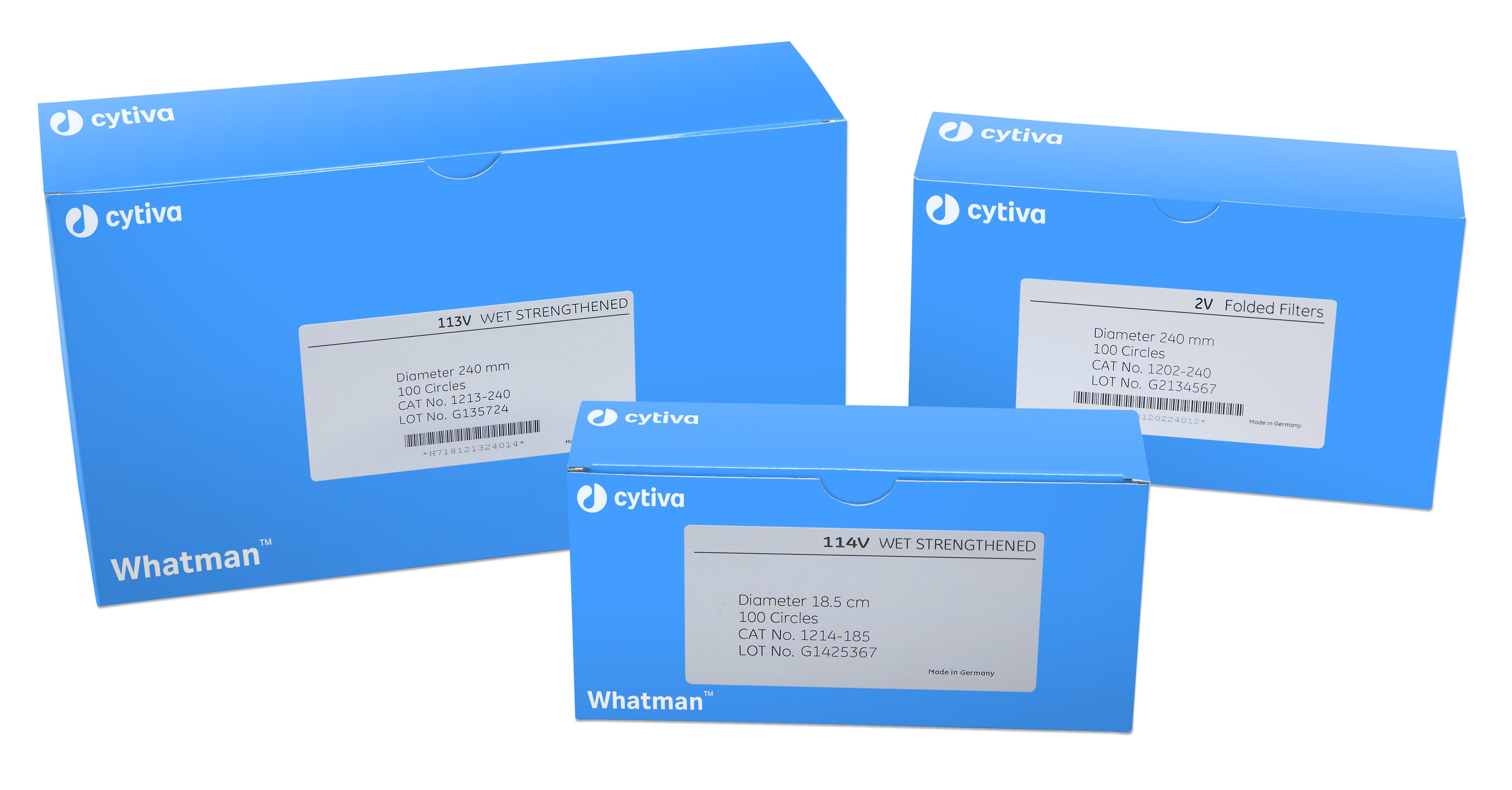 Whatman 1213-320 Filter Circles, 320mm Dia, Folded Prepleated Grade 113V, 100/pk (PN:1213-320)