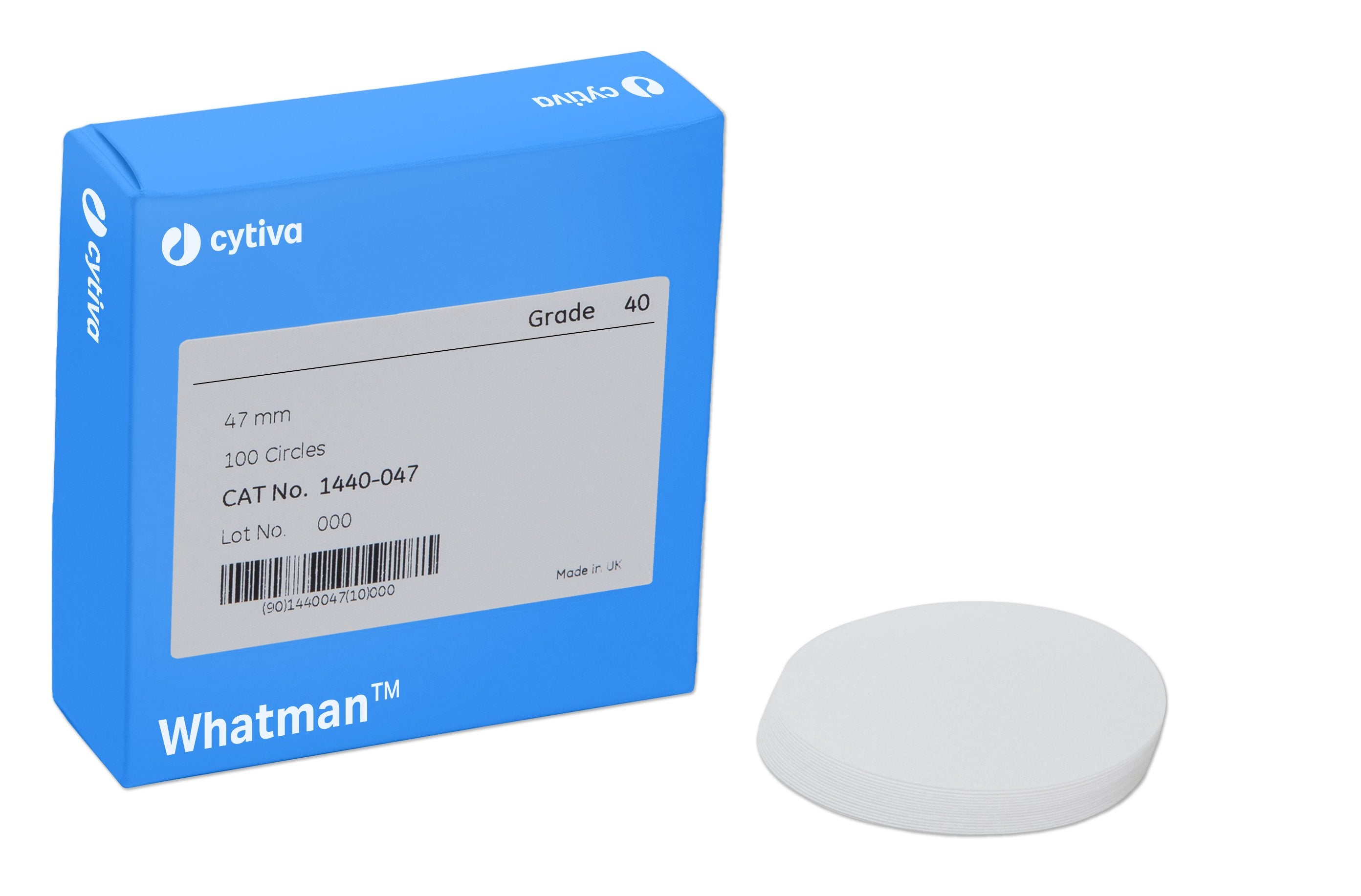 Whatman 1440-917 Filter Sheets, 460 x 570mm, Ashless Grade 40, 100/pk (PN:1440-917)