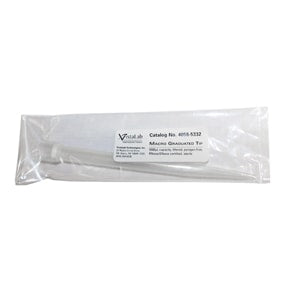 VistaLab 4058-5332 Pipette Tips 5mL, Clear, Sterile, Macro,Graduated, Individually Wrapped, 50 Tips