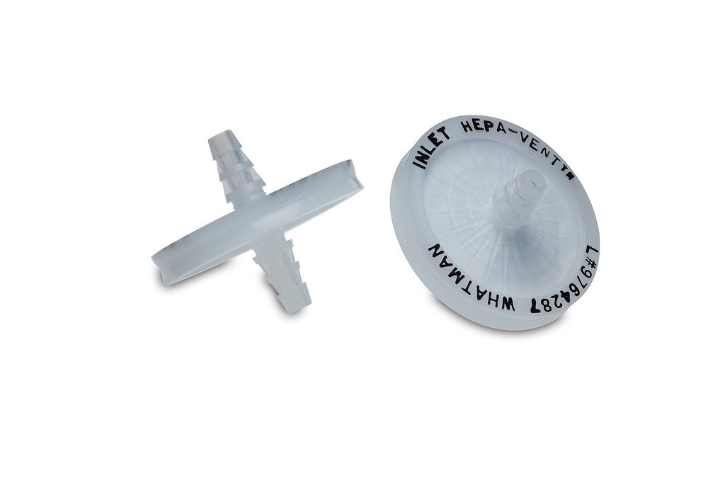 Whatman 6713-1651 PolyVENT Discs, 0.2 micrometer Pore Size, 50mm, SB Inlet, SB Outlet, PTFE, 100/pk (PN:6713-1651)