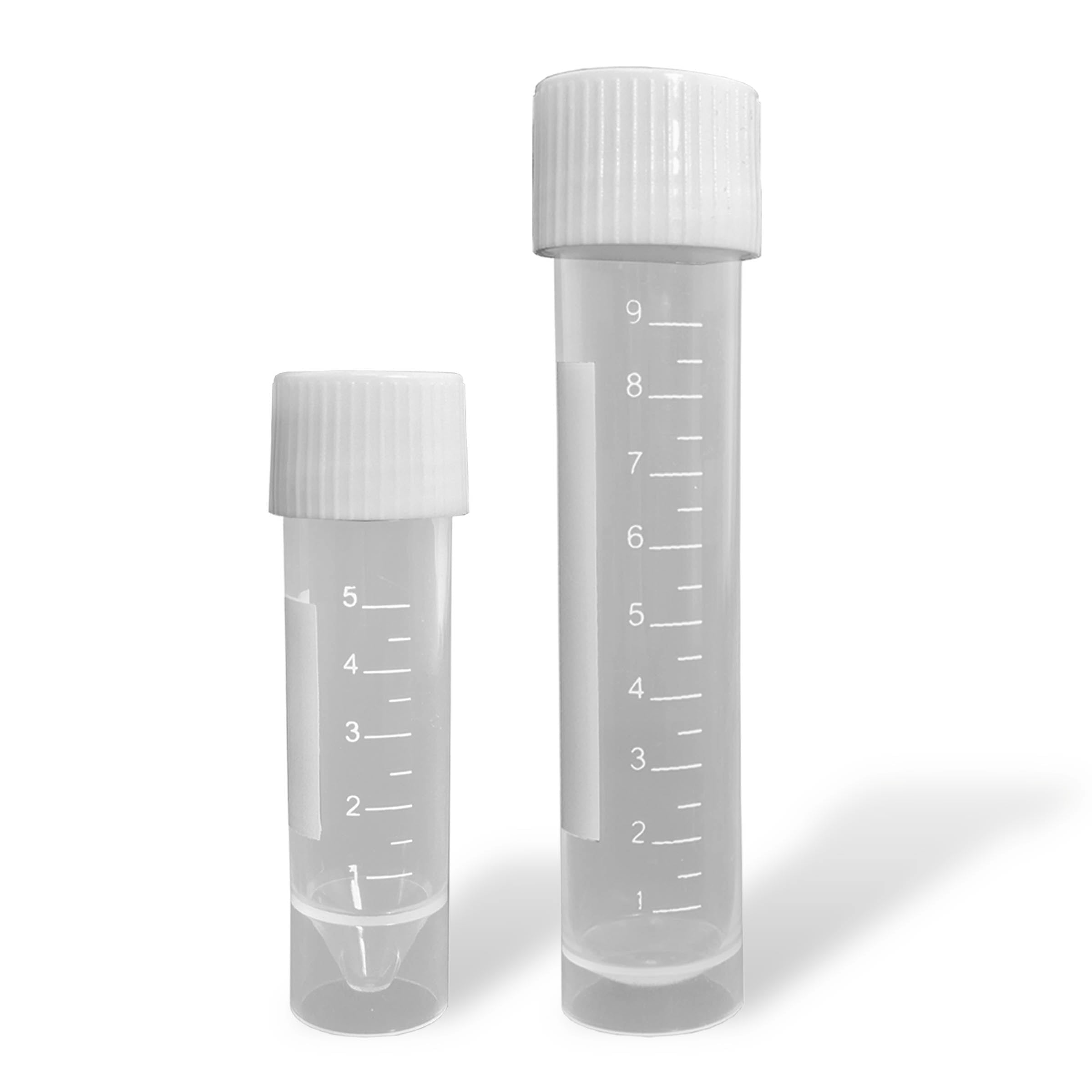 MTC Bio C1812 Transport Tube, 10mL, 16 x 80mm, w/ attached screw-cap, sterile, 10 bags of 100 tubes