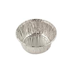 ALUMINUM 1.8 OZ 2" TOP FOIL DISHES, CRINKLED (PN: 80066-220)