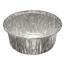 ALUMINUM 4 OZ 3 1/4" TOP FOIL DISHES, CRINKLED (PN: 80066-423)