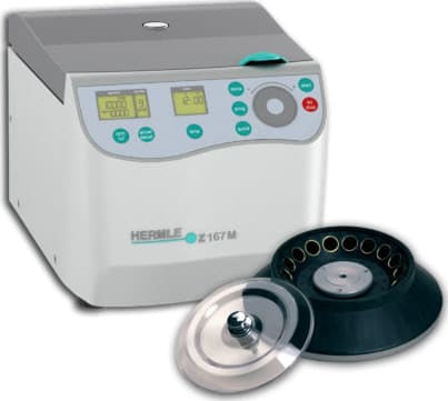 Benchmark Scientific Z167-M Hermle High-Speed Microcentrifuge with EZ-Scroll Touch Pad and Rotor, 115V
