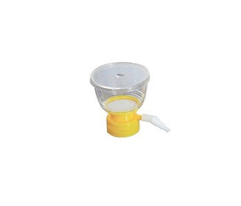 GVS EXBT0250YNY02AWS Extracto Bottle Top Filter, PA6.6 0.22µm, Yellow Cap