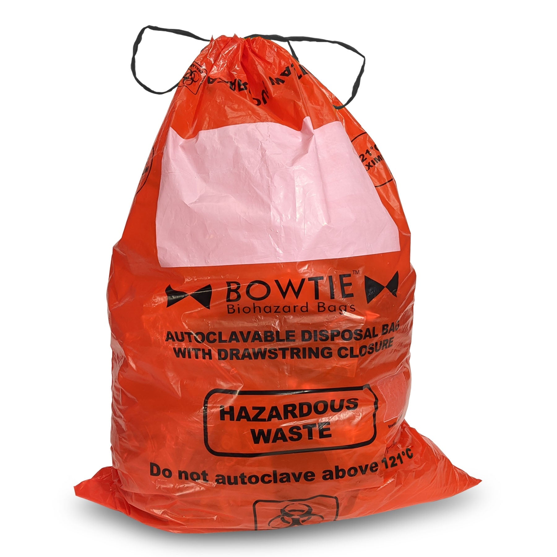 MTC Bio A8001R BowTie™ Biohazard Bags, 100/cs