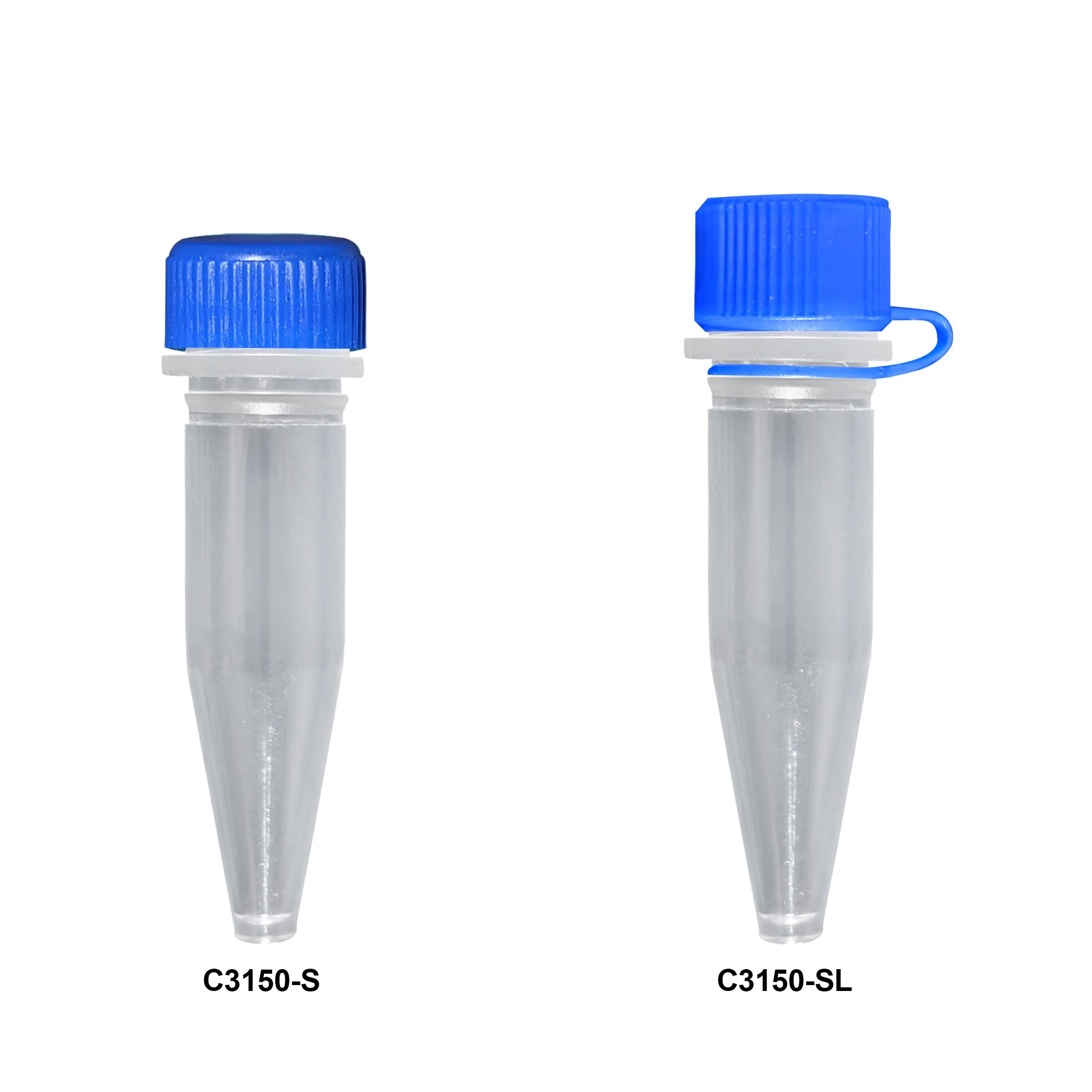 MTC Bio C3150-S Screw-cap 1.5mL Microtube, 10 bags of 100 tubes, 1000/cs
