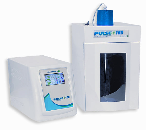Benchmark Scientific DP0150 Pulse 150 Ultrasonic Homogenizer with Controller, Transducer, 6mm Horn, and Soundproof Enclosure, 115V