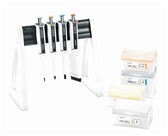 Sartorius LH-729676 Tacta™ Mechanical Pipet Multipacks, 10 µl, 200 µl, 1,000 µl, 8-ch 300 µl