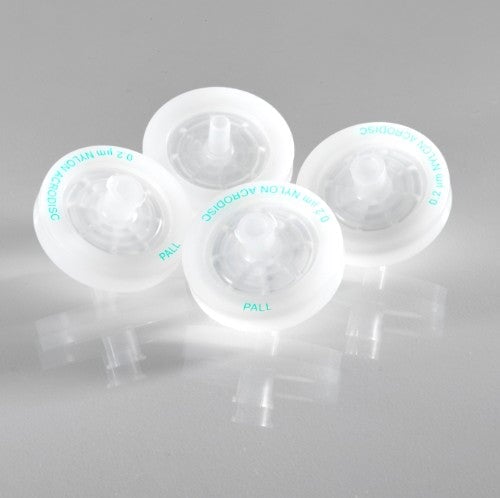 PALL 4502 Acrodisc Syringe Filters with Nylon Membrane - 0.45 µm, 25mm (1000/pkg)