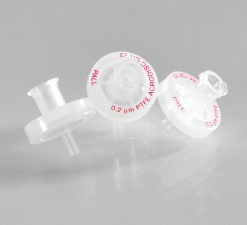 PALL 4553 Acrodisc Syringe Filter with PTFE Membrane - 0.45µm, 13 mm, minispike outlet (100/pkg 300/cs)