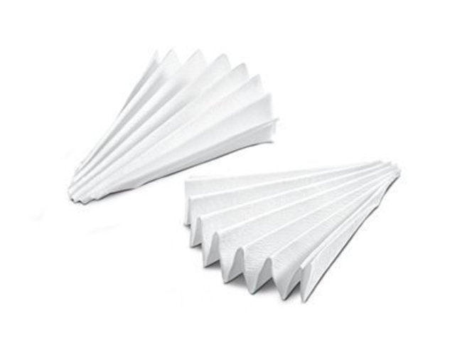 Sartorius FT-4-314-320 Qualitative & Technical Papers, Creped/ Grade 6 S/N / ⌀ 320 mm Folded Filters, 100/Pk.