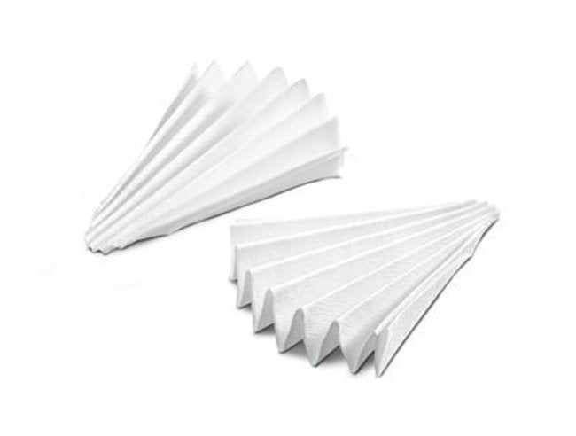 Sartorius FT-4-102-240, 240 mm White Dot Quantitative Folded Filter Papers / Grade 389, 100/Pk.