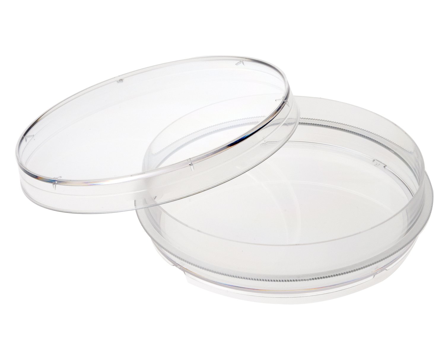 CELLTREAT 229620 100mm x 20mm Tissue Culture Treated Dish w/Grip Ring, Sterile (300/pk)