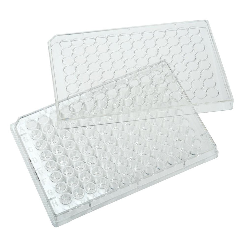 CELLTREAT 229195 96 Well Tissue Culture Plate with Lid, Individual, Sterile (50/pk)
