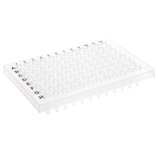 CELLTREAT 229514 96 Well PCR Plate, No Skirt, Clear, 0.2mL 50/pk