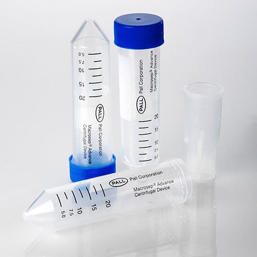 PALL MAP001C36 Macrosep® Advance Centrifugal Devices with Omega Membrane - 1K, yellow (6/pkg)