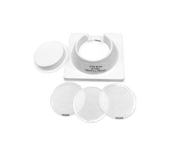 47mm 0.45 Micron Hydrophobic Disc Filters AMTAST PTFE Membrane Filters - 47mm Hydrophobic 0.45µm Pore Size, Pack Of 50 Chemical Resistant Filters