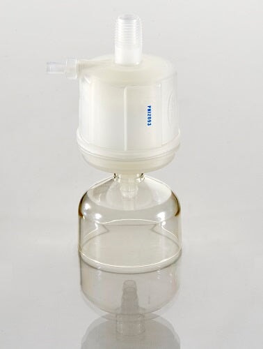 PALL 12093 AcroPak 200 Capsule with Supor Membrane - 0.8/0.2 µm, gamma-irradiated, with filling bell (1/4 in. MNPT inlet, 1/4 - 1/2 in. stepped barb outlet) (3/pkg)